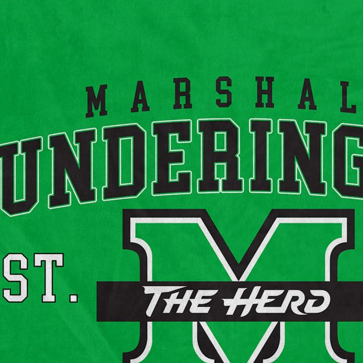 NCAA Marshall Thundering Herd Vintage Arch Block Ultra Soft Blanket - Sports Gifts, Sports Memorabilia, Sports Collectibles, Fan Shop
