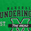 NCAA Marshall Thundering Herd Vintage Arch Block Ultra Soft Blanket - Sports Gifts, Sports Memorabilia, Sports Collectibles, Fan Shop