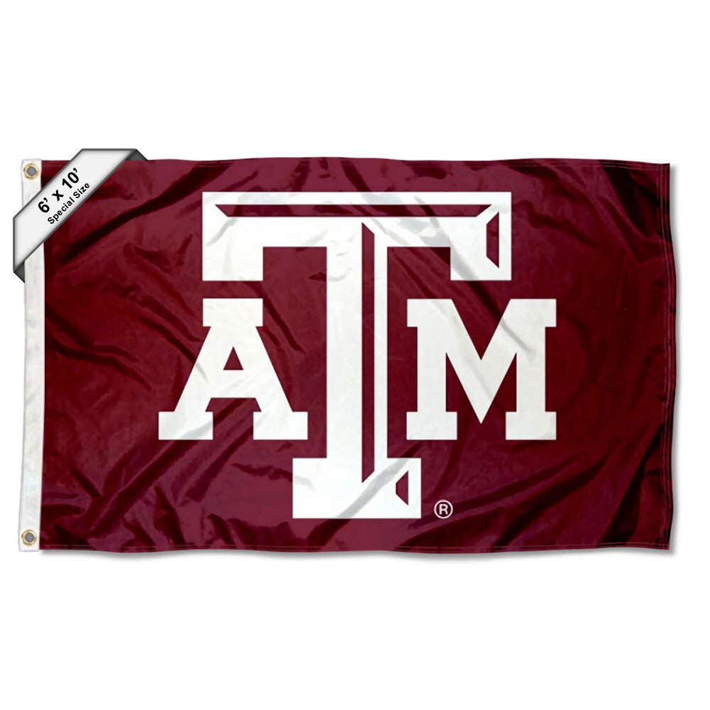 College Flags & Banners Co. Texas A&M Aggies 6x10 Feet Large Flag - Sports Collectibles, Sports Memorabilia, Sports Fan Shop, Sports Gifts