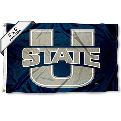 College Flags & Banners Co. Utah State Aggies 4 ft x 6 ft Flag - Sports Collectibles, Sports Memorabilia, Sports Fan Shop, Sports Gifts