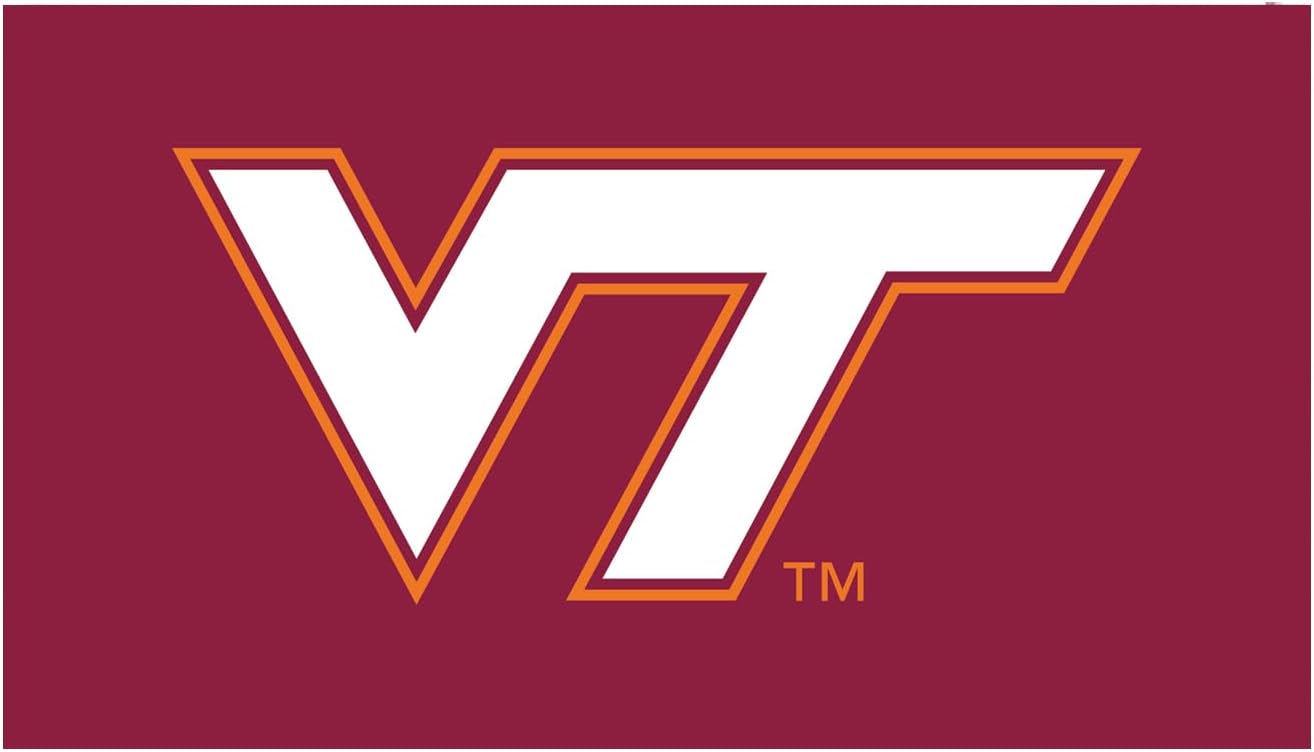 Team Sports America NCAA Virginia Tech Sports Doormat | Indoor Outdoor Entrance | 28 x 16 Inches | Non-Slip Front Door Mats | Official Licensed | Sports Fans Entryway Welcome Rug