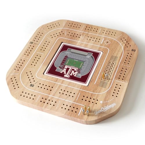 YouTheFan NCAA Missouri Tigers Licensed Fan Cribbage Wood Board Game - Sports Collectibles, Sports Memorabilia, Sports Fan Shop, Sports Gifts