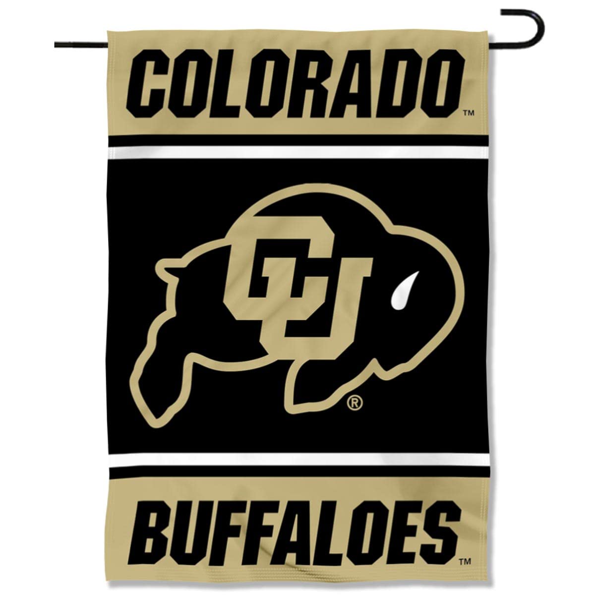 College Flags & Banners Co. Colorado Buffaloes Garden Flag - Sports Collectibles, Sports Memorabilia, Sports Fan Shop, Sports Gifts