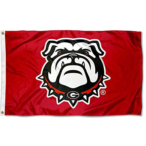 College Flags & Banners Co. Georgia Bulldogs Red Dawgs and USA 3x5 Flag Set - Sports Collectibles, Sports Memorabilia, Sports Fan Shop, Sports Gifts