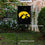 College Flags & Banners Co. Iowa Hawkeyes Black Yard Flag and Pole Holder Set, Color- Black - Sports Collectibles, Sports Memorabilia, Sports Fan Shop, Sports Gifts