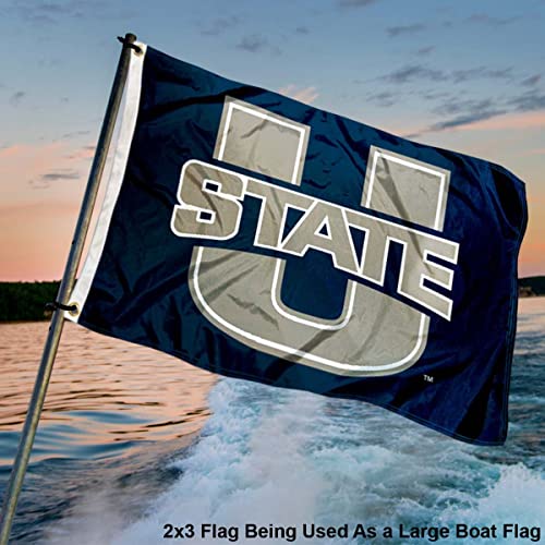 College Flags & Banners Co. Utah State Aggies 2x3 Foot Flag - Sports Collectibles, Sports Memorabilia, Sports Fan Shop, Sports Gifts