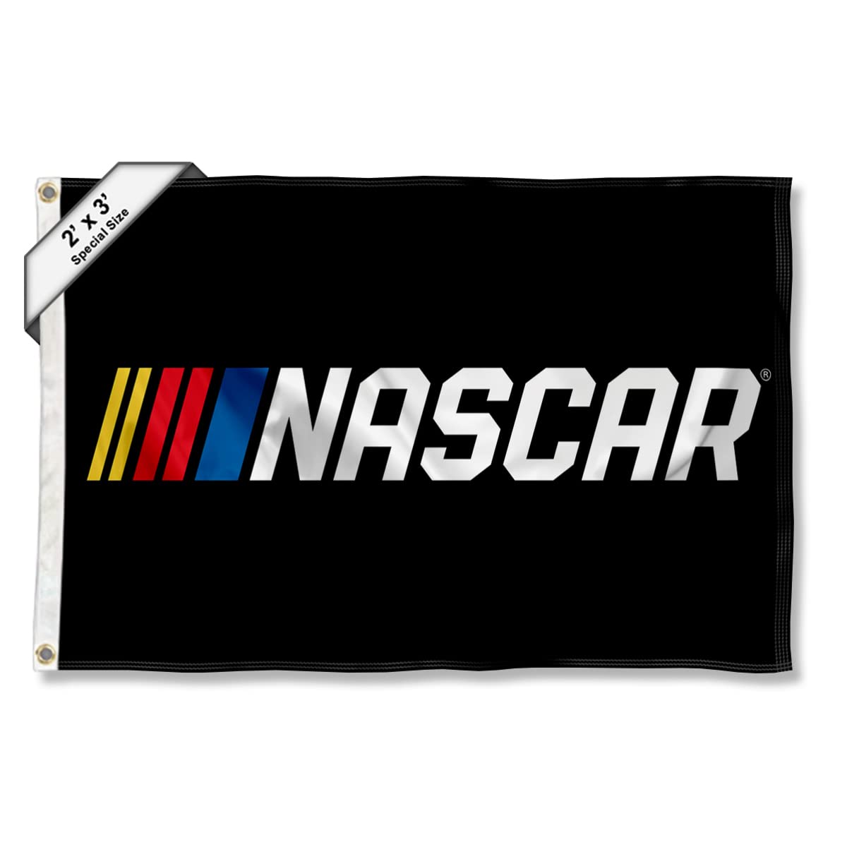 WinCraft NASCAR Logo 2x3 Foot Small Flag - Sports Collectibles, Sports Memorabilia, Sports Fan Shop, Sports Gifts
