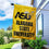College Flags & Banners Co. Alabama State Hornets House Flag with Flag Pole Set - Sports Collectibles, Sports Memorabilia, Sports Fan Shop, Sports Gifts