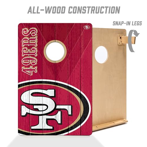 YouTheFan NFL Cincinnati Bengals 2’ x 3’ Wood Cornhole Game with Logo Bags - Sports Collectibles, Sports Memorabilia, Sports Fan Shop, Sports Gifts