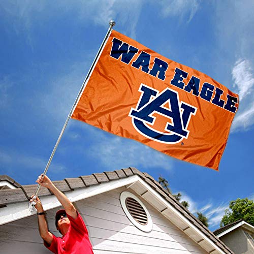 College Flags & Banners Co. Auburn War Eagle Flag and USA 3x5 Set - Sports Collectibles, Sports Memorabilia, Sports Fan Shop, Sports Gifts