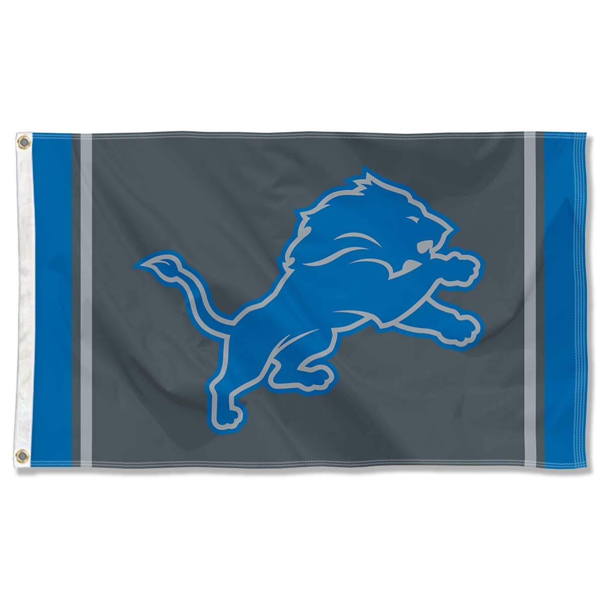 WinCraft Detroit Lions Blackout Sideline Flag Outdoor Indoor 3x5 Foot Banner - Sports Collectibles, Sports Memorabilia, Sports Fan Shop, Sports Gifts