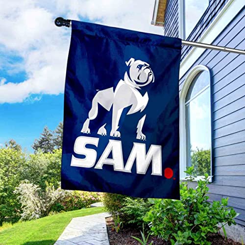 College Flags & Banners Co. Samford New Logo House Flag with Flag Pole Set - Sports Collectibles, Sports Memorabilia, Sports Fan Shop, Sports Gifts
