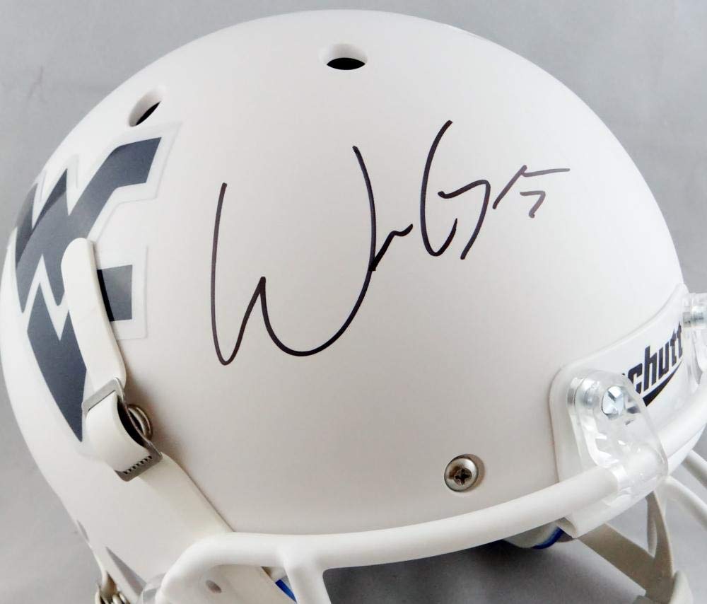 Will Grier Signed West Virginia Full Size White Schutt Helmet - JSA W Auth - Sports Collectibles, Sports Memorabilia, Sports Fan Shop, Sports Gifts