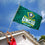 College Flags & Banners Co. UNC Wilmington New Logo 3x5 Flag and USA 3x5 Flag Set - Sports Collectibles, Sports Memorabilia, Sports Fan Shop, Sports Gifts