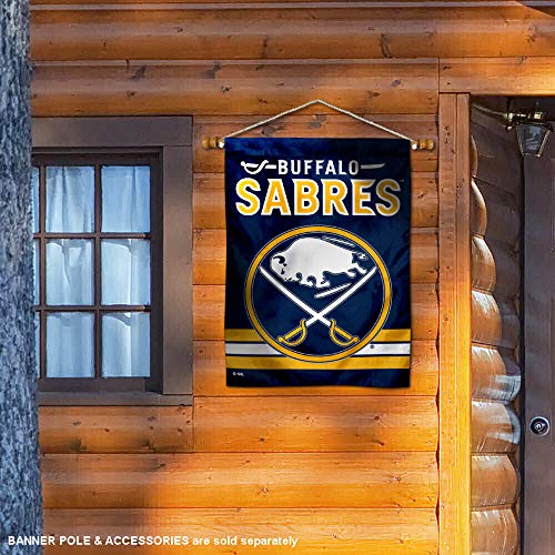 WinCraft Buffalo Sabres Double Sided Banner House Flag - Sports Collectibles, Sports Memorabilia, Sports Fan Shop, Sports Gifts