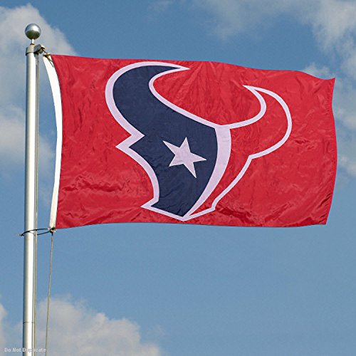 WinCraft Houston Texans Embroidered Nylon Flag - Sports Collectibles, Sports Memorabilia, Sports Fan Shop, Sports Gifts