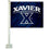 College Flags & Banners Co. Xavier Musketeers Blue Car Flag - Sports Collectibles, Sports Memorabilia, Sports Fan Shop, Sports Gifts