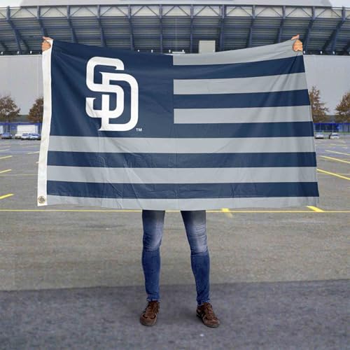 WinCraft San Diego Baseball Americana 3x5 Flag - Sports Collectibles, Sports Memorabilia, Sports Fan Shop, Sports Gifts