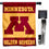 College Flags & Banners Co. University of Minnesota House Flag with Pole Set - Sports Collectibles, Sports Memorabilia, Sports Fan Shop, Sports Gifts