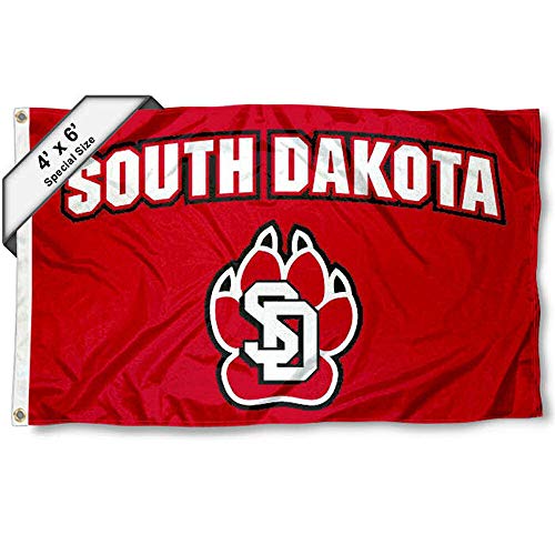 College Flags & Banners Co. USD Coyotes 4 ft x 6 ft Flag - Sports Collectibles, Sports Memorabilia, Sports Fan Shop, Sports Gifts