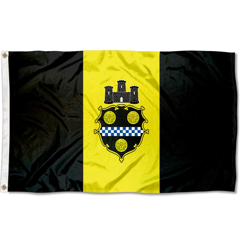 Sports Flags Pennants Company City of Pittsburgh Flag 3x5 Foot Banner - Sports Collectibles, Sports Memorabilia, Sports Fan Shop, Sports Gifts