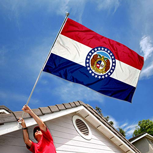 Sports Flags Pennants Company State of Missouri Flag 3x5 Foot Banner - Sports Collectibles, Sports Memorabilia, Sports Fan Shop, Sports Gifts