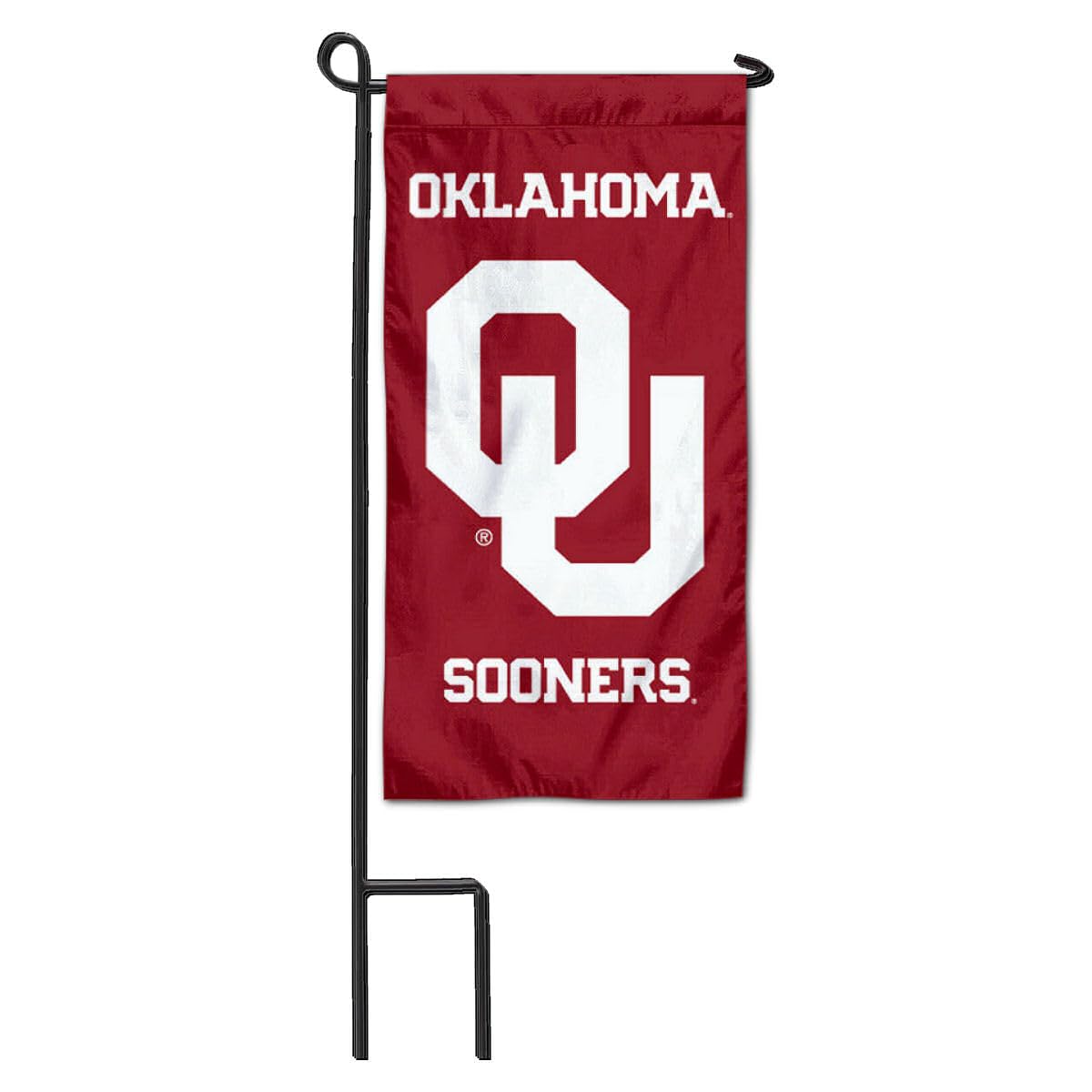 College Flags & Banners Co. Oklahoma Sooners Mini Garden and Flower Pot Flag Topper - Sports Collectibles, Sports Memorabilia, Sports Fan Shop, Sports Gifts