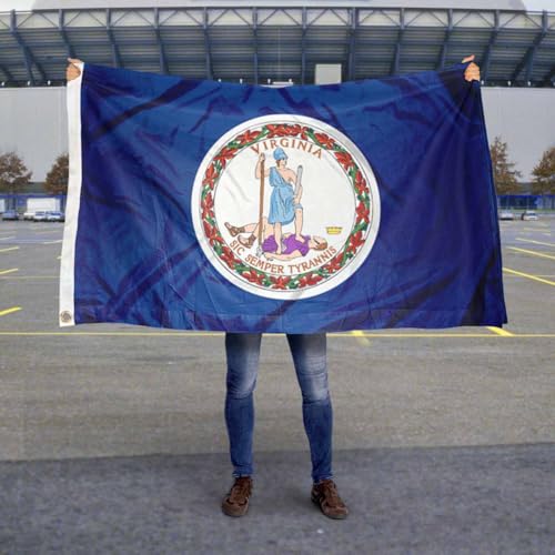 Sports Flags Pennants Company State of Virginia Flag 3x5 Foot Banner - Sports Collectibles, Sports Memorabilia, Sports Fan Shop, Sports Gifts