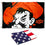 College Flags & Banners Co. Oklahoma State Cowboys Pistol Pet and USA Flag 3x5 Set - Sports Collectibles, Sports Memorabilia, Sports Fan Shop, Sports Gifts