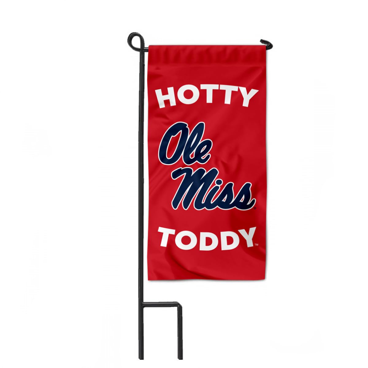 College Flags & Banners Co. Ole Miss Mini Garden and Flower Pot Flag Topper - Sports Collectibles, Sports Memorabilia, Sports Fan Shop, Sports Gifts