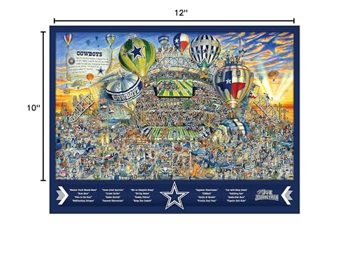 YouTheFan NFL Joe Journeyman 18'' x 24'' 500-Piece Team Puzzle - Sports Collectibles, Sports Memorabilia, Sports Fan Shop, Sports Gifts