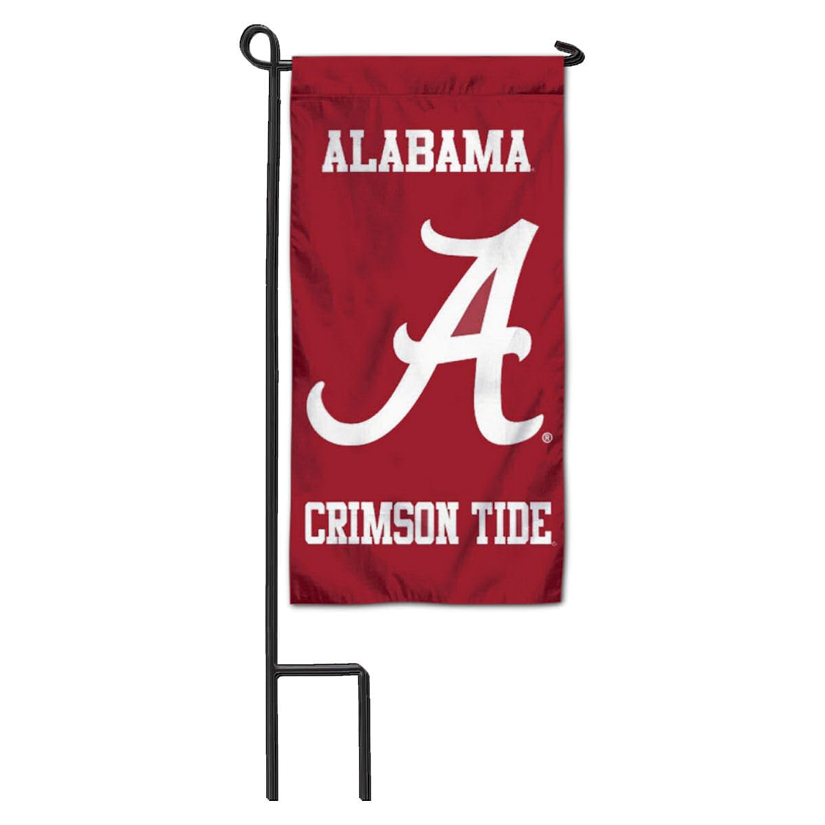College Flags & Banners Co. Alabama Crimson Tide Mini Garden and Flower Pot Flag Topper - Sports Collectibles, Sports Memorabilia, Sports Fan Shop, Sports Gifts