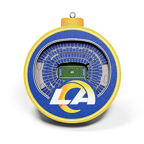 YouTheFan NFL Los Angeles Rams 3D StadiumView Ornament - SoFi Stadium - Sports Collectibles, Sports Memorabilia, Sports Fan Shop, Sports Gifts