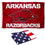 College Flags & Banners Co. Arkansas Razorbacks New Logo and USA Flag 3x5 Set - Sports Collectibles, Sports Memorabilia, Sports Fan Shop, Sports Gifts