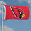WinCraft Arizona Cardinals Embroidered Nylon Flag - Sports Collectibles, Sports Memorabilia, Sports Fan Shop, Sports Gifts