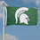 College Flags & Banners Co. Michigan State Spartans Embroidered and Stitched Nylon Flag - Sports Collectibles, Sports Memorabilia, Sports Fan Shop, Sports Gifts