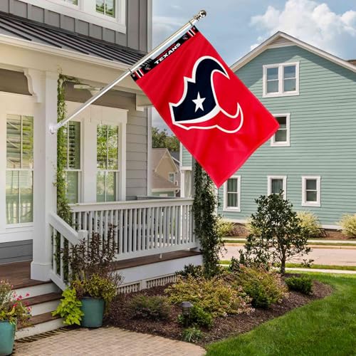 WinCraft Houston Texans Printed Header 3x5 Foot Banner Flag - Sports Collectibles, Sports Memorabilia, Sports Fan Shop, Sports Gifts