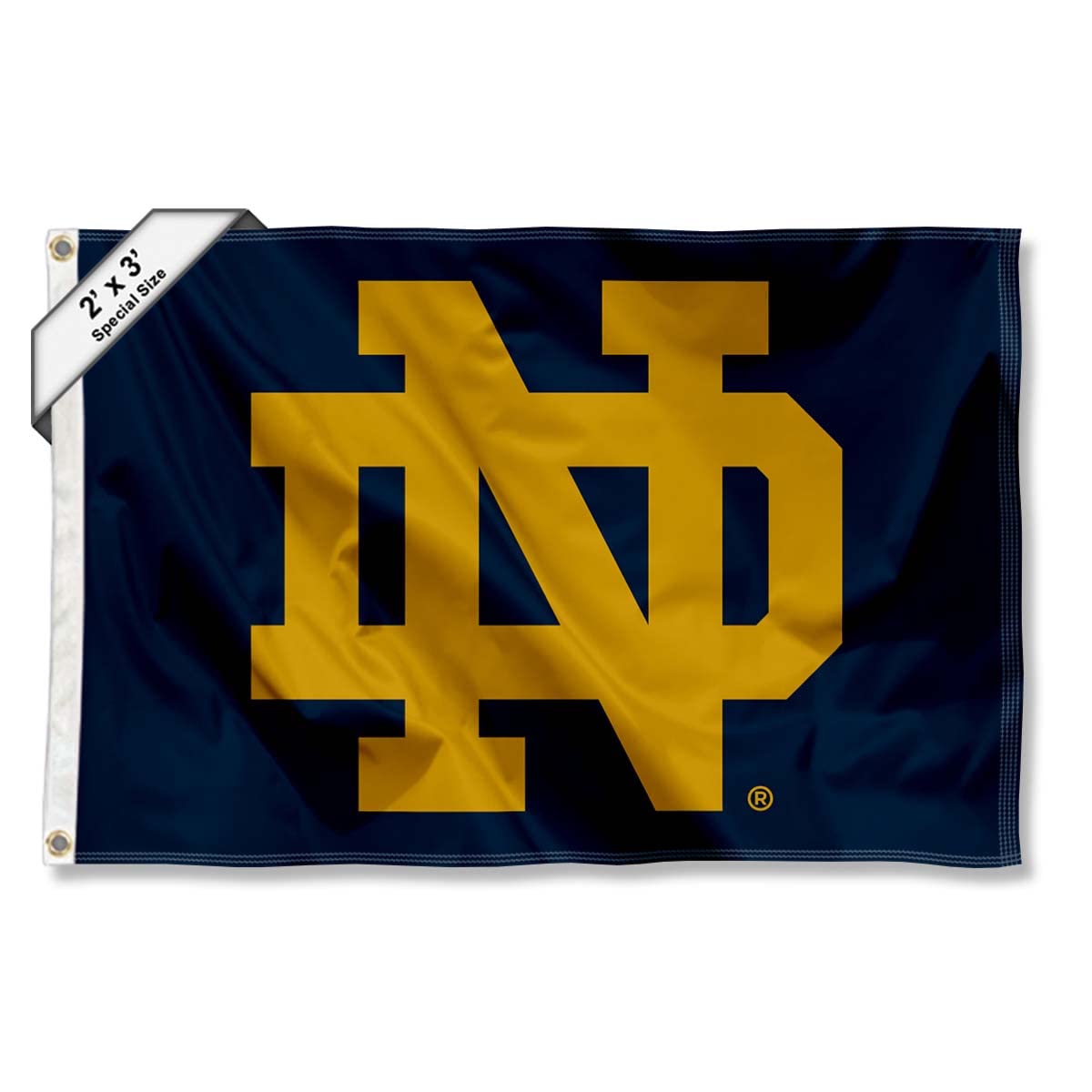 WinCraft Irish ND Logo Small 2x3 Foot Flag - Sports Collectibles, Sports Memorabilia, Sports Fan Shop, Sports Gifts
