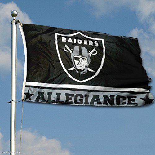 WinCraft Las Vegas Raiders Double Sided Allegiance Flag - Sports Collectibles, Sports Memorabilia, Sports Fan Shop, Sports Gifts