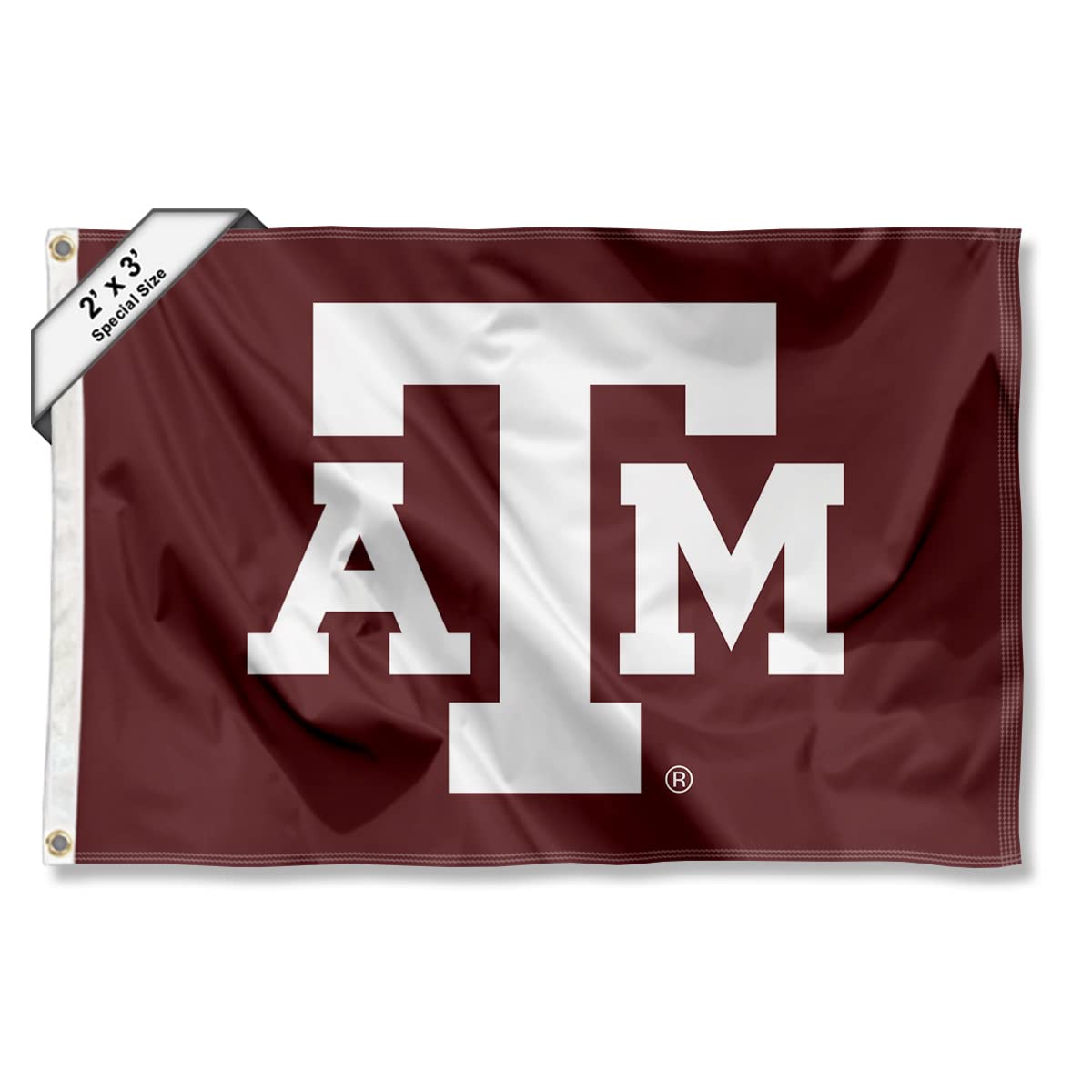 College Flags & Banners Co. Texas A&M Aggies Small 2x3 Foot Flag - Sports Collectibles, Sports Memorabilia, Sports Fan Shop, Sports Gifts
