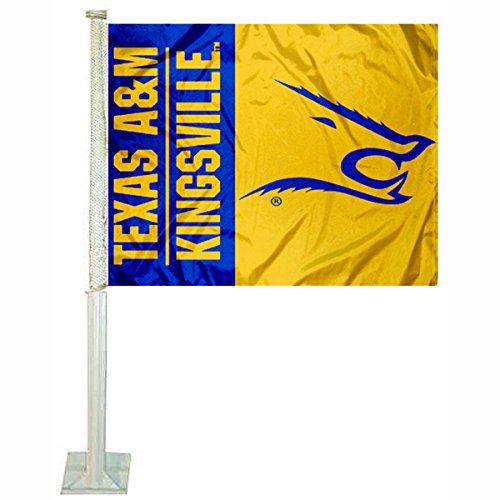 College Flags & Banners Co. Texas A&M Kingsville Javelinas Car Flag - Sports Collectibles, Sports Memorabilia, Sports Fan Shop, Sports Gifts