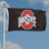 College Flags & Banners Co. Ohio State Buckeyes Embroidered and Stitched Nylon Flag - Sports Collectibles, Sports Memorabilia, Sports Fan Shop, Sports Gifts