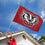 College Flags & Banners Co. UW Badgers Embroidered and Stitched Nylon Flag - Sports Collectibles, Sports Memorabilia, Sports Fan Shop, Sports Gifts