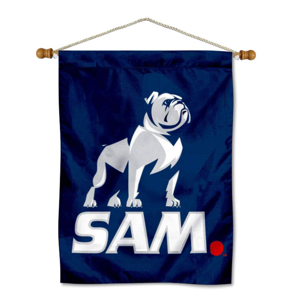 College Flags & Banners Co. Samford New Logo House Flag and Wood Banner Pole Set - Sports Collectibles, Sports Memorabilia, Sports Fan Shop, Sports Gifts