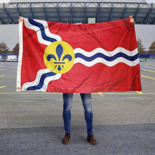 Sports Flags Pennants Company City of St Louis Flag 3x5 Foot Banner - Sports Collectibles, Sports Memorabilia, Sports Fan Shop, Sports Gifts