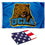 College Flags & Banners Co. UCLA 3x5 Flag and USA 3x5 Flag Set - Sports Collectibles, Sports Memorabilia, Sports Fan Shop, Sports Gifts