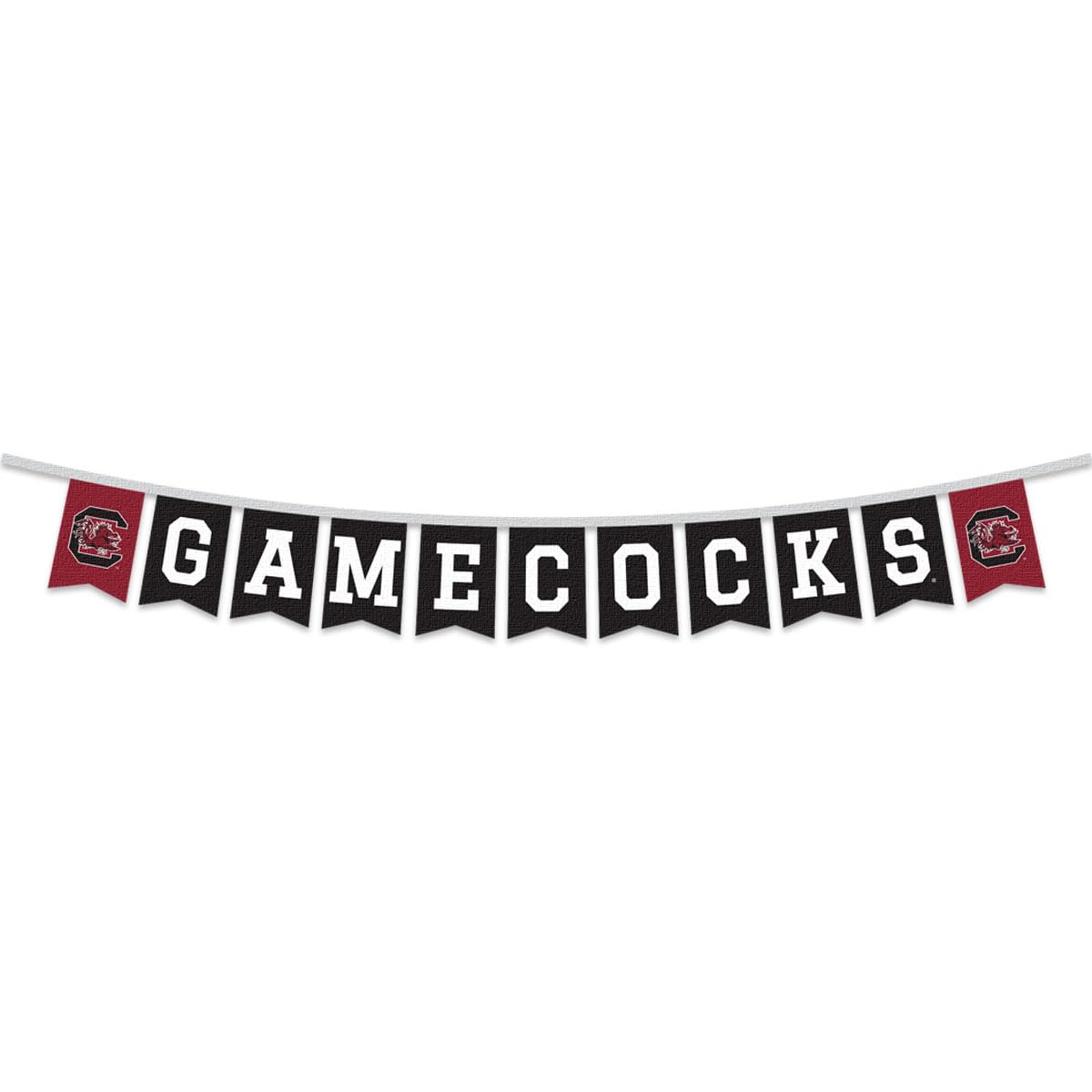 South Carolina Gamecocks Banner String Pennant Flags - Sports Collectibles, Sports Memorabilia, Sports Fan Shop, Sports Gifts