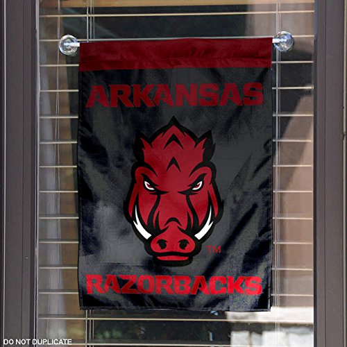 College Flags & Banners Co. Arkansas Razorbacks Garden Flag - Sports Collectibles, Sports Memorabilia, Sports Fan Shop, Sports Gifts