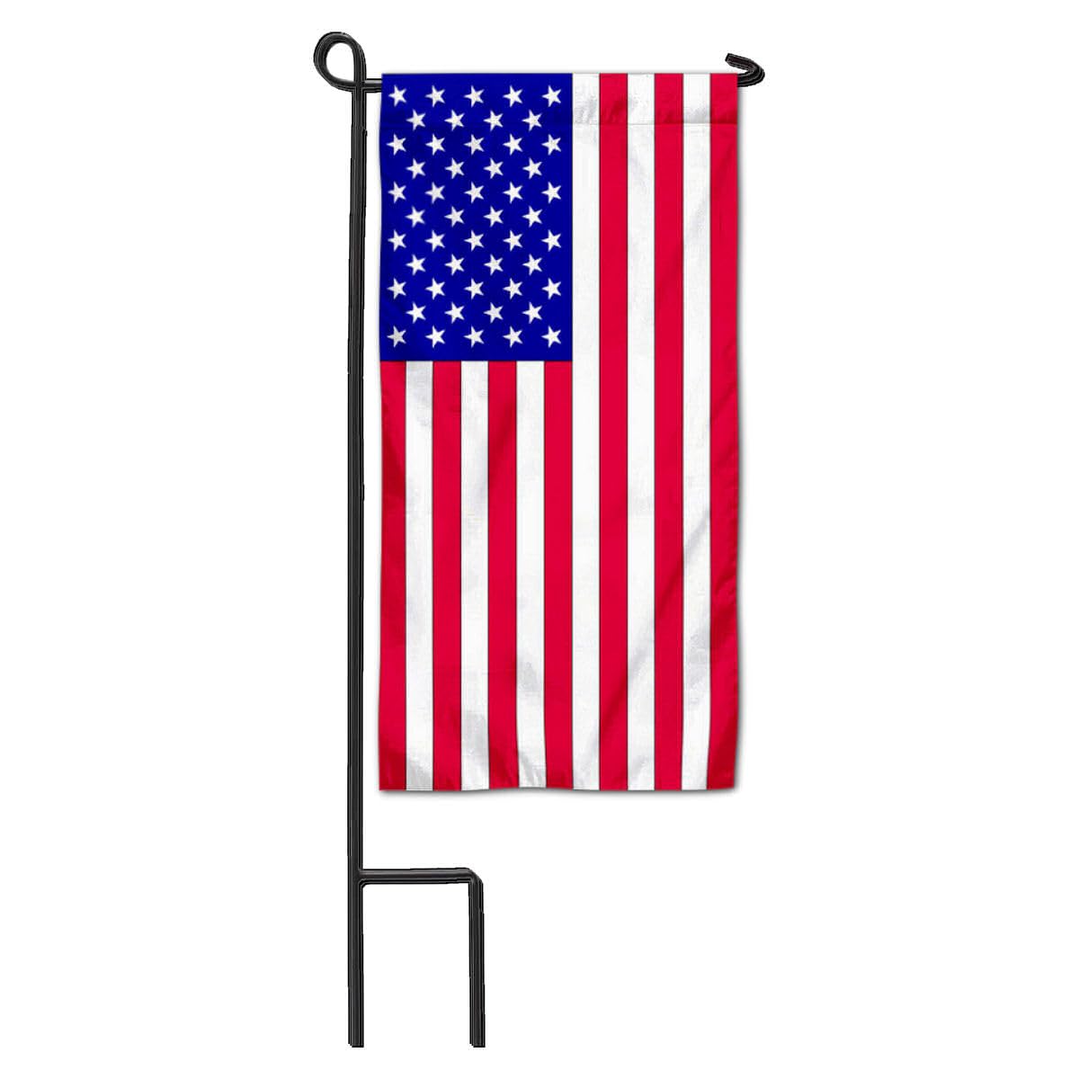 Sports Flags Pennants Company American USA Flag Mini Garden and Flower Pot Flag Topper - Sports Collectibles, Sports Memorabilia, Sports Fan Shop, Sports Gifts