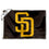 WinCraft San Diego Padres Boat and Golf Cart Flag - Sports Collectibles, Sports Memorabilia, Sports Fan Shop, Sports Gifts